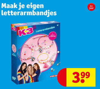 Kruidvat Maak je eigen letterarmbandjes aanbieding