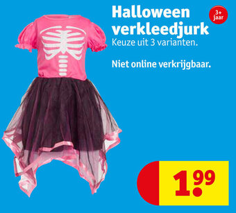 Kruidvat Halloween verkleedjurk aanbieding