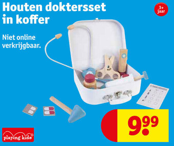 Kruidvat Houten doktersset in koffer aanbieding