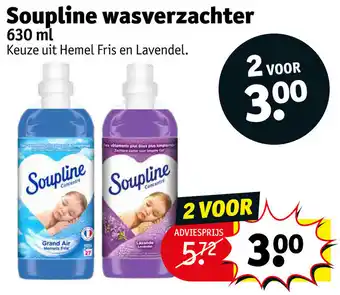 Kruidvat Soupline wasverzachter 630ml aanbieding