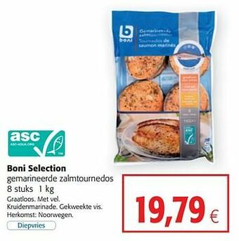 Colruyt Boni selection gemarineerde zalmtournedos aanbieding