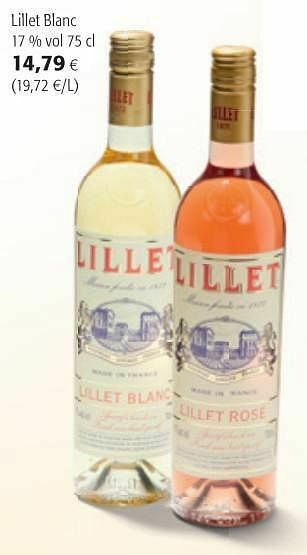 Colruyt Lillet blanc aanbieding