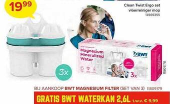 Clean twist ergo set vloerreiniger mop