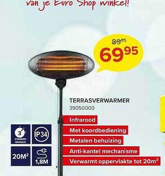 Euroshop Terrasverwarmer aanbieding