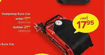 Euroshop Voetpomp euro car aanbieding