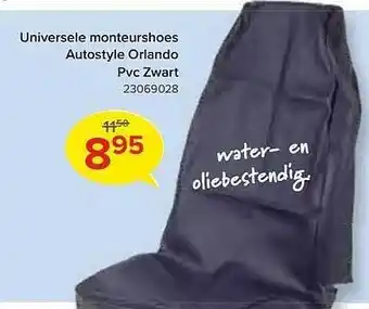 Universele monteurshoes autostyle orlando pvc zwart