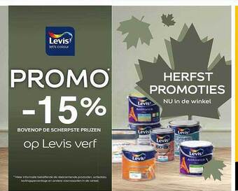 Euroshop Levis verf aanbieding