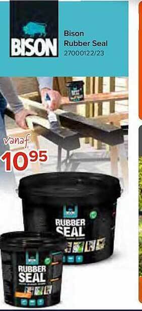 Bison rubber seal