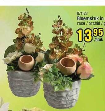 Bloemstuk in pot