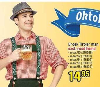 Broek tiroler man