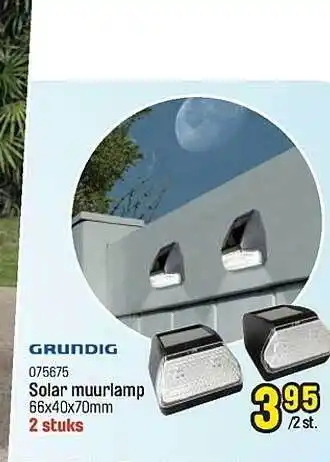Happyland Solar muurlamp aanbieding