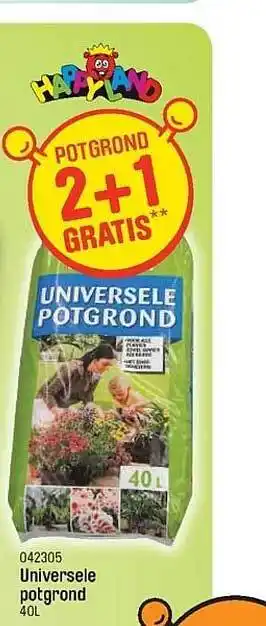 Happyland Universele potgrond aanbieding
