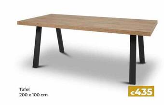 Euroshop Tafel aanbieding