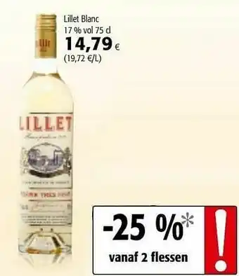 Colruyt Lillet blanc aanbieding