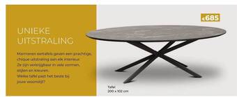 Euroshop Tafel aanbieding