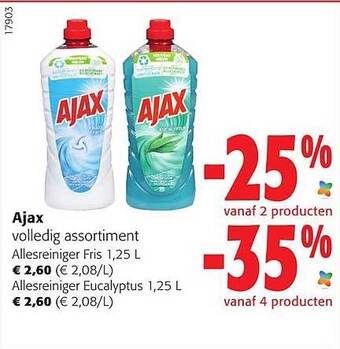 Colruyt Ajax allesreiniger aanbieding