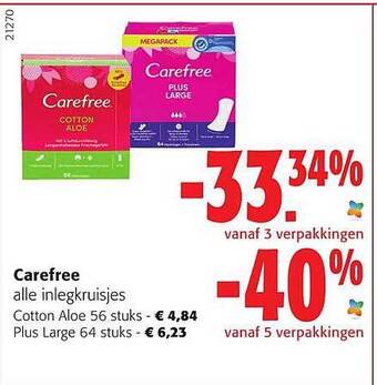 Carefree inlegkruisjes