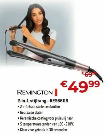 Remington 2-in-1 stijltang - res6606