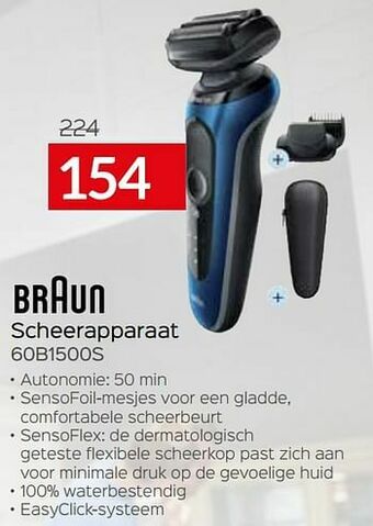 Selexion Braun scheerapparaat 60b1500s aanbieding