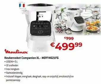 Exellent Moulinex keukenrobot companion xl - moyy4621fg aanbieding