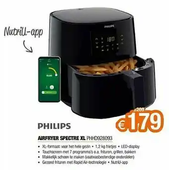 Expert Philips airfryer spectre xl phhd928093 aanbieding