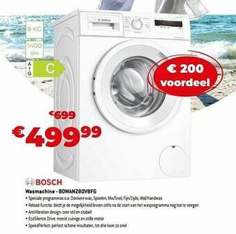 Exellent Bosch wasmachine - bowan280v8fg aanbieding
