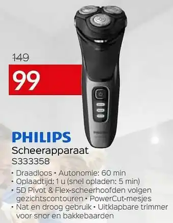 Selexion Philips scheerapparaat s333358 aanbieding