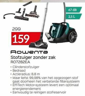 Rowenta stofzuiger zonder zak ro7282ea