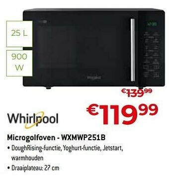 Whirlpool microgolfoven - wxmwp251b