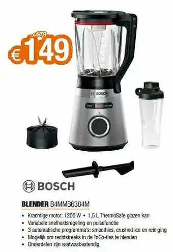 Bosch blender b4mmb6384m
