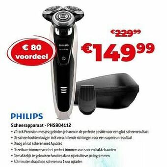 Exellent Philips scheerapparaat - phs904112 aanbieding