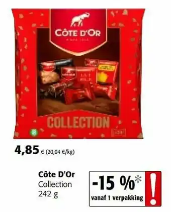 Colruyt Côte d`or collection aanbieding