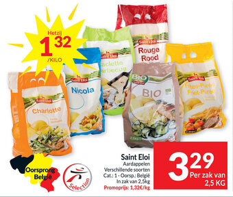 Intermarché Saint Eloi aardappelen 2.5KG aanbieding