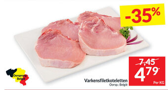 Intermarché Varkensfiletkoteletten aanbieding