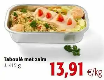 Colruyt Taboulé met zalm aanbieding
