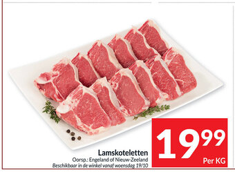 Intermarché Lamskoteletten aanbieding