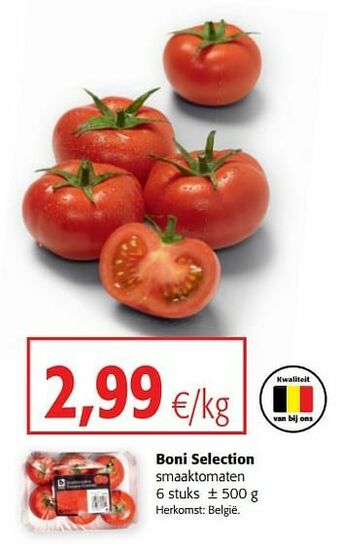 Colruyt Boni selection smaaktomaten aanbieding
