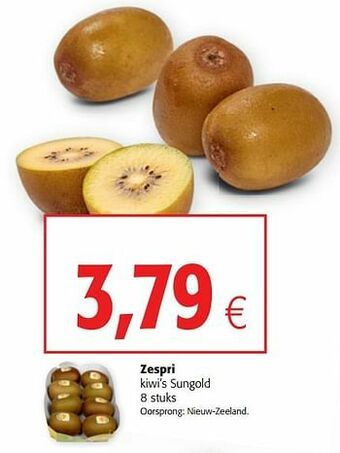 Zespri kiwi`s sungold