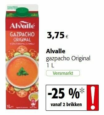 Colruyt Alvalle gazpacho original aanbieding