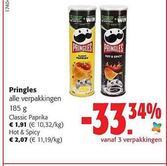 Colruyt Pringles aanbieding