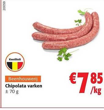 Colruyt Chipolata varken aanbieding