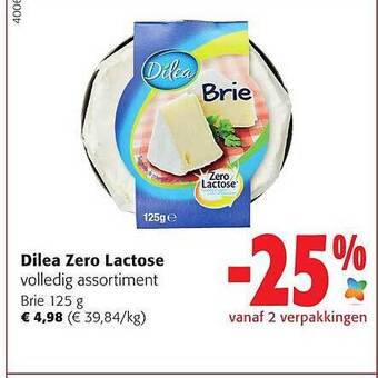 Colruyt Dilea zero lactose aanbieding