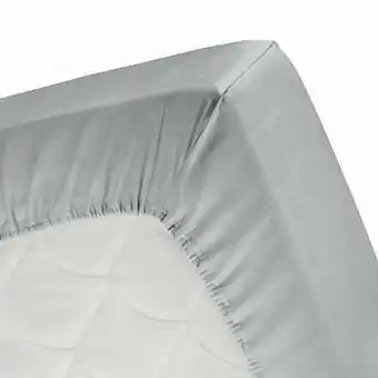 Leen Bakker Cinderella hoeslaken - lichtgrijs - 70x200 cm - Leen Bakker aanbieding