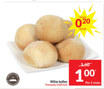 Witte bollen per 5 stuks