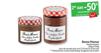 Bonne Maman hazelnootpasta