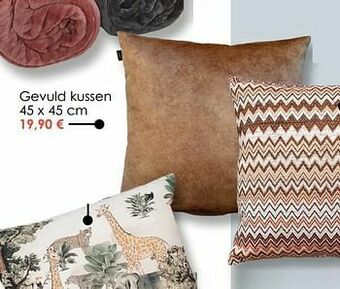 Krea Gevuld kussen aanbieding