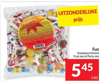 Fun snoepassortiment 1KG