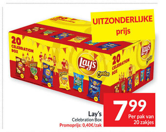 Intermarché Lay's celebration box aanbieding