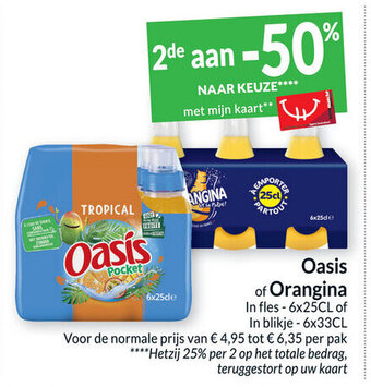 Intermarché Oasis of Orangina aanbieding
