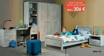 Kast 3 deuren